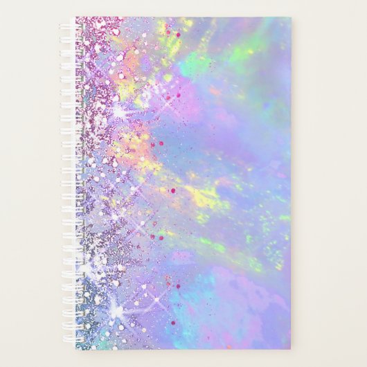 faux glitter opal planner (Voorkant)