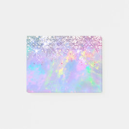 faux glitter opal post-it® notes