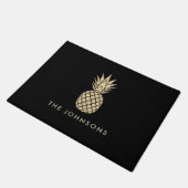 Faux Glitter Pineapple Doormat Deurmat (Schuin)
