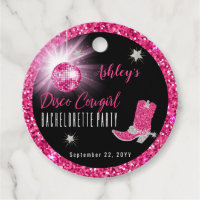 Faux Glitter Pink Cowgirl Bachelorette