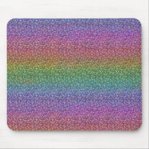 Faux Glitter Sparkles Shiny Rainbow Muismat