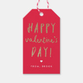 Faux glitter Valentijnsdag Gift labels Cadeaulabel (Voorkant)