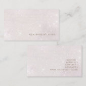 faux glitter visitekaartje (Voorkant / Achterkant)