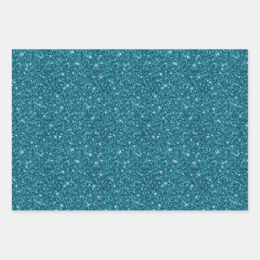 Faux Glitter Wrapping Paper Sheets (Voorkant)