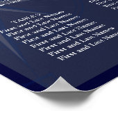 FAUX GOLD ANCHOR NAVY NAUTICAL SITART POSTER (Hoek)