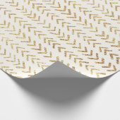 Faux gold arrow pattern cadeaupapier (Hoek)