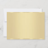 Faux Gold Blank Personnalisé Modèle élégant (Dos)
