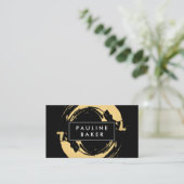 Faux Gold brossé avec la variante Étiquette noir b (Debout devant)