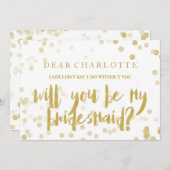 Faux Gold Confetti... Kaart (Voorkant / Achterkant)