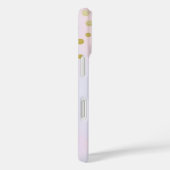 Faux Gold Confetti op Paarse Waterverf Case-Mate iPhone Case (Achterkant / Rechts)