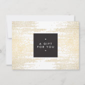 Faux Gold Confetti Stippen Pattern Modern Gift Kaa (Voorkant)