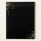 Faux Gold Confetti sur le carnet de rendez-vous no (Dos)