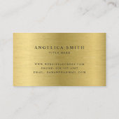 Faux Gold Dental Afsprakenkaartje (Achterkant)