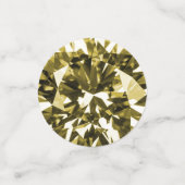 Faux Gold Diamond Confetti (Kleine voorkant)