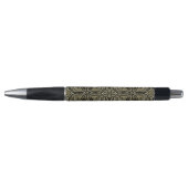 Faux Gold & Diamonds Glitter Turkey Motive Pen (Voorkant)