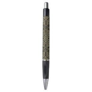 Faux Gold & Diamonds Glitter Turkey Motive Pen