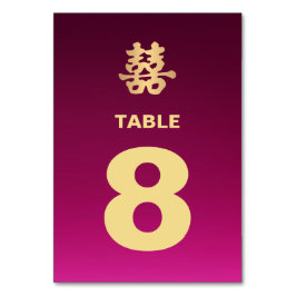 Faux Gold Dubbel Geluk | Tafel Kaart