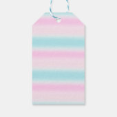 Faux Gold Eenhoorn Regenboog Verjaardag Dank u Lab Cadeaulabel (Achterkant)