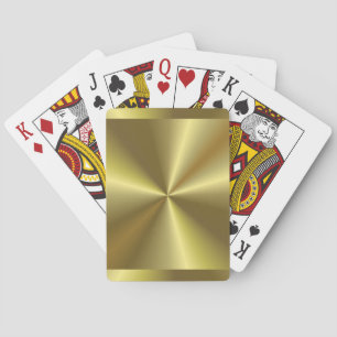  Faux Gold Elegant Modern Sjabloon Pokerkaarten