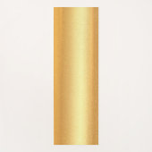 Faux Gold Fitness Modern Elegant Trendy Sjabloon Yogamat (Voorkant)