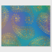 Faux Gold Foil Arabian Bollywood Cadeaupapier (Vlak)