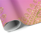 Faux Gold Foil Arabian Bollywood Cadeaupapier (Rol Hoek)