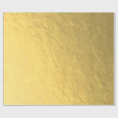 Faux Gold Foil bedrukt Cadeaupapier (Vlak)