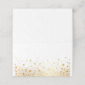 Faux Gold Foil Confetti Stip II (Buitenkant ongevouwen)