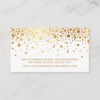 Faux Gold Foil Confetti Stippen Weddenschap Websit