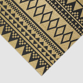 Faux Gold Foil Geometric Aztec Pattern Tissuepapier (Detail)