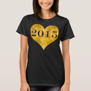 Faux Gold Foil Klasse 2015 T-shirt