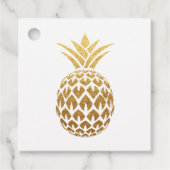 Faux Gold Foil Pineapple Event Planner Bedankjes Labels