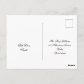 Faux Gold Foil-script voor prettig kerstfeest Briefkaart (Achterkant)