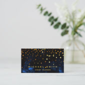 Faux Gold Foil Subtle Parties scintillant Carte de (Debout devant)