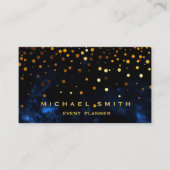 Faux Gold Foil Subtle Parties scintillant Carte de (Devant)