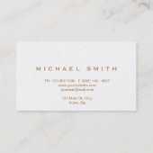 Faux Gold Foil Subtle Parties scintillant Carte de (Dos)