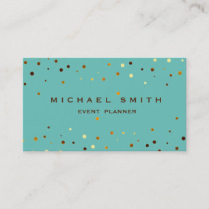 Faux Gold Foil Subtle Parties scintillant Carte de