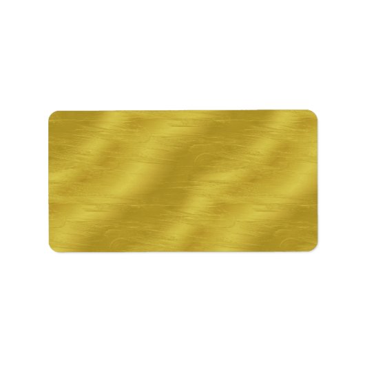 Faux Gold Foil Texture Background Sparkle Sjabloon Etiket (Voorkant)
