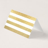 Faux Gold Foil Texture et Merci à bande blanche (Back)