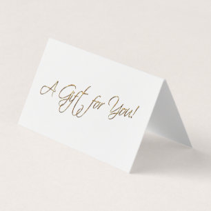 Faux Gold Foil - Un cadeau pour vous