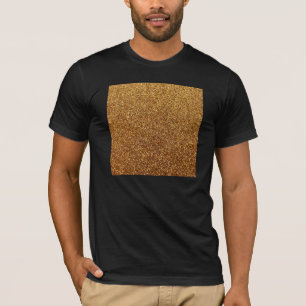 Faux Gold glitter-afbeelding T-shirt