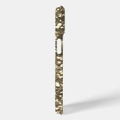 Faux Gold Glitter Bling Sparkle Monogram Case-Mate iPhone Case (Achterkant / Rechts)