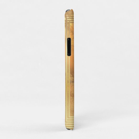 Faux Gold Glitter Monogram R Case-Mate iPhone Case (Achterkant/rechts)
