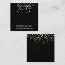Faux Gold Glitter Sieraden oorbel display kaart
