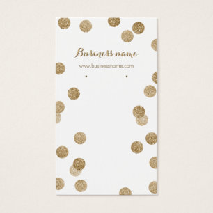 Faux Gold Glitter-Stippen Achtergrond Kaarten Visitekaartjes