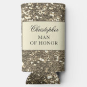 Faux Gold Glitter Wedding Party (Achterkant)