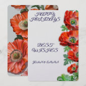 Faux Gold Holiday Print Kaart (Voorkant / Achterkant)