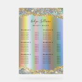Faux Gold Iridescente Parties scintillant Foil Pri (Recto)