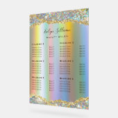 Faux Gold Iridescente Parties scintillant Foil Pri (Angle)