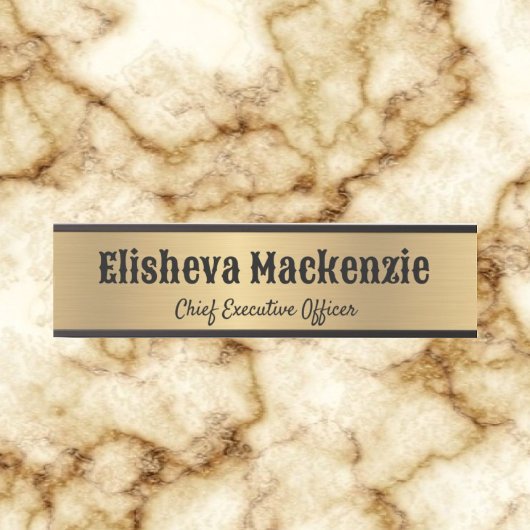 Faux Gold Kantoor Deursignes Naam Bord Deurbordje